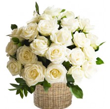 Stunning Roses - 24 Stems in Basket
